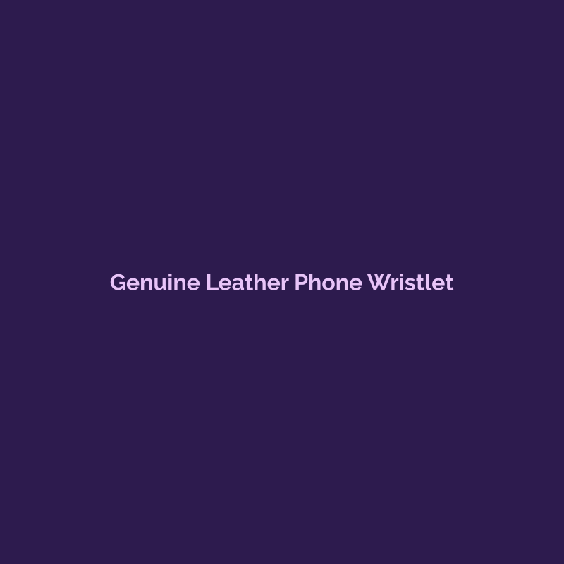 Genuine Leather Phone Wristlet - Enai Global Trading