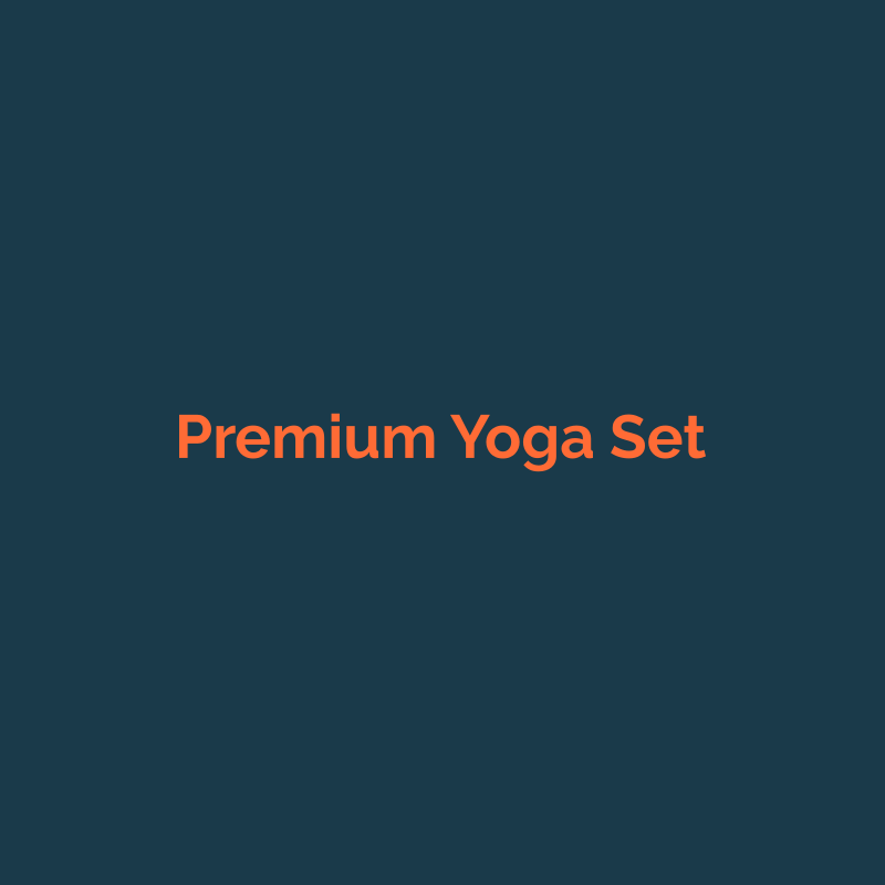 Premium Yoga Set (Mat + Strap + Blocks)