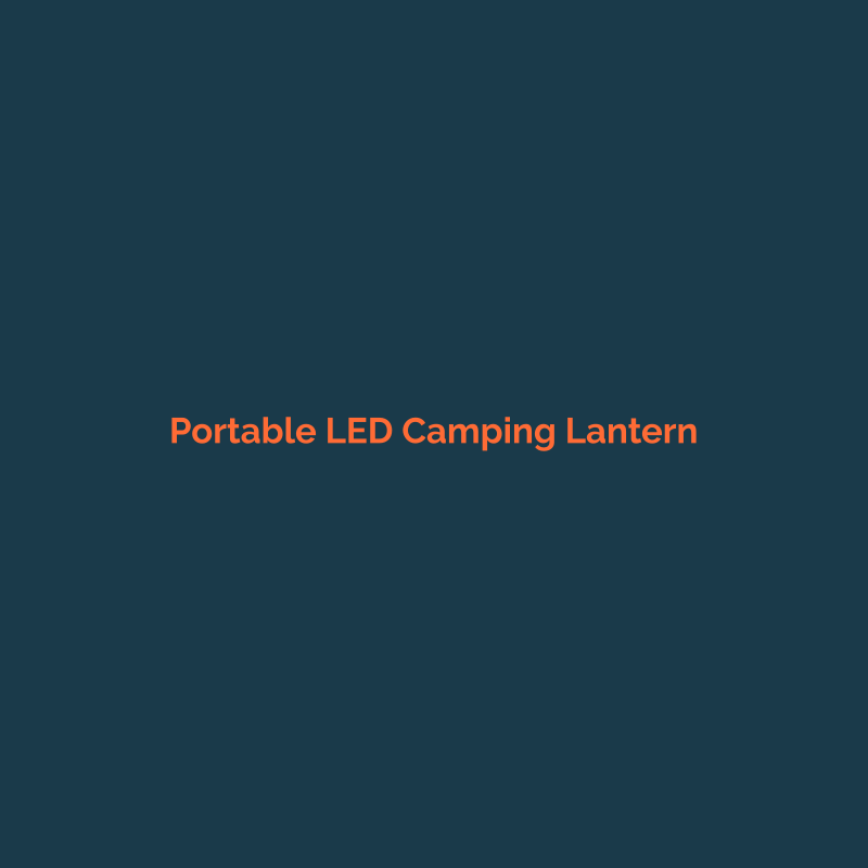 Portable LED Camping Lantern