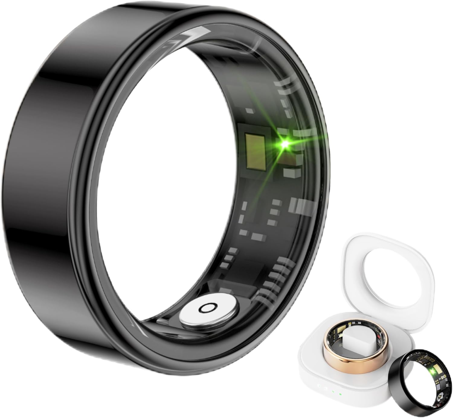 Smart Ring Fitness Tracker Health Monitor