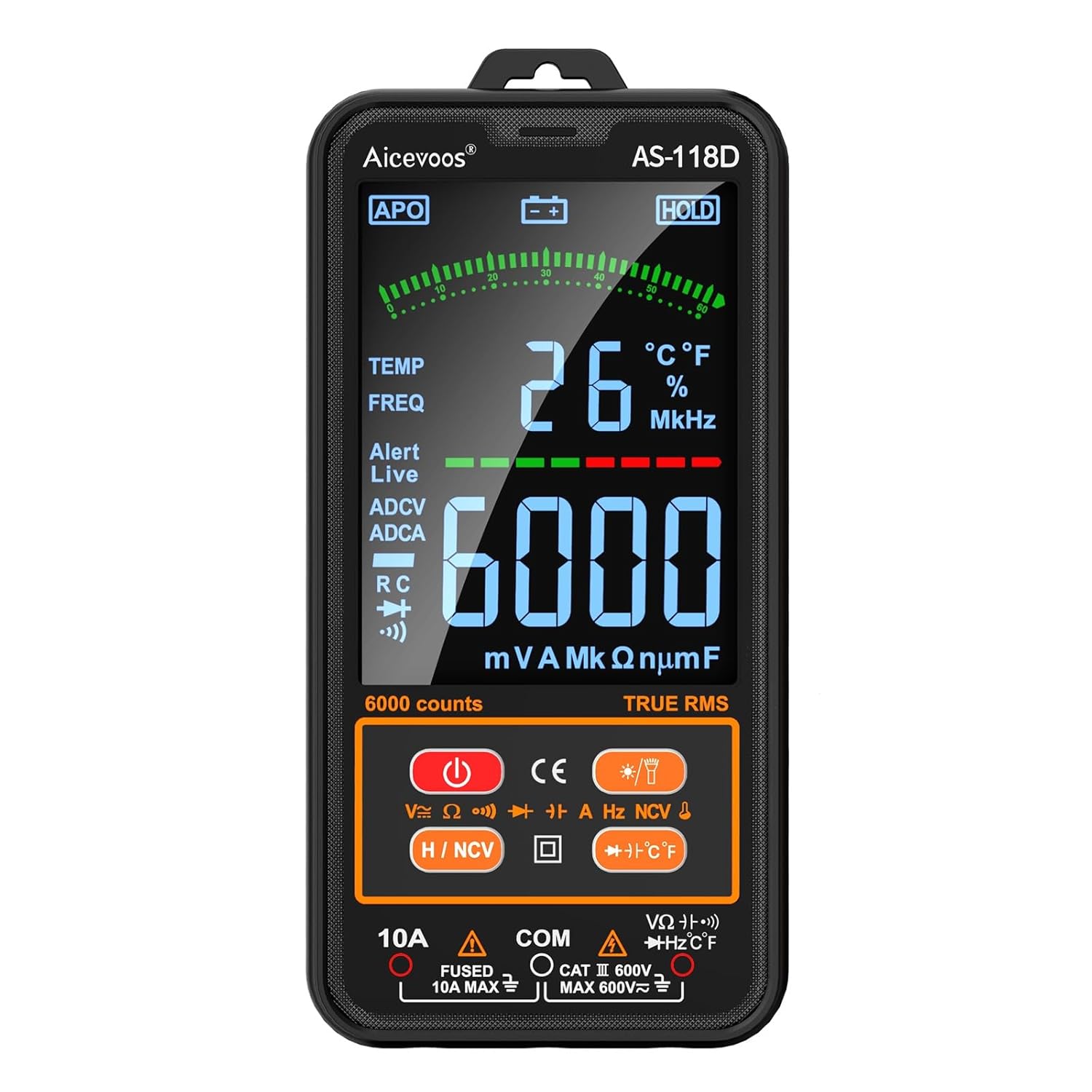 Smart Digital Multimeter Auto-Ranging